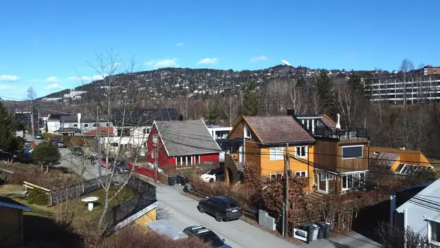 Utsikt nordover.