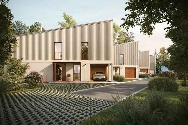 Eksteriør Dalsveien 45 A. (Ny adresse blir Dalsveien 43 E, F, G og H) Illustrasjon - avvik vil forekomme.