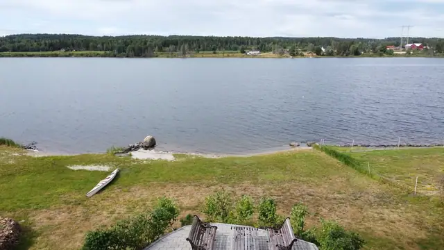 Utsikt fra terrasse i 1. etasje.