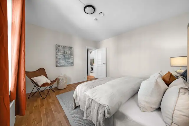 Her sover du behagelig med balansert ventilasjon som i resten av boligen.