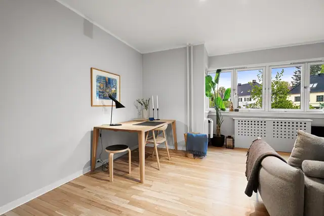 Om ønskelig er det rom for en hyggelig, liten spiseplass.