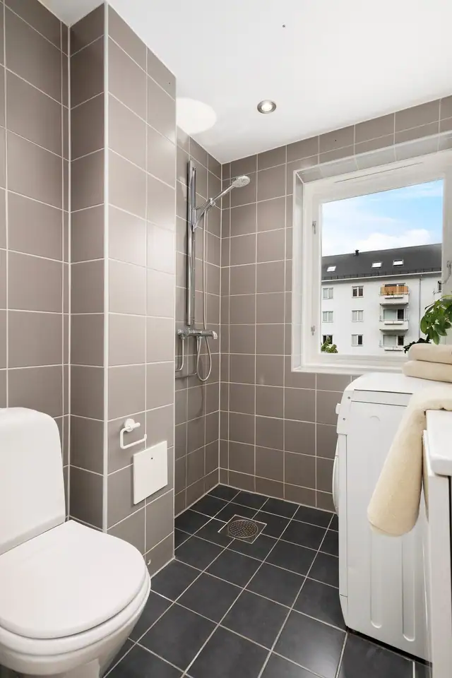 Badet er rehabilitert 2006 i regi av borrettslaget.